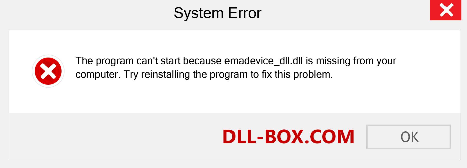  emadevice_dll.dll file is missing?. Download for Windows 7, 8, 10 - Fix  emadevice_dll dll Missing Error on Windows, photos, images